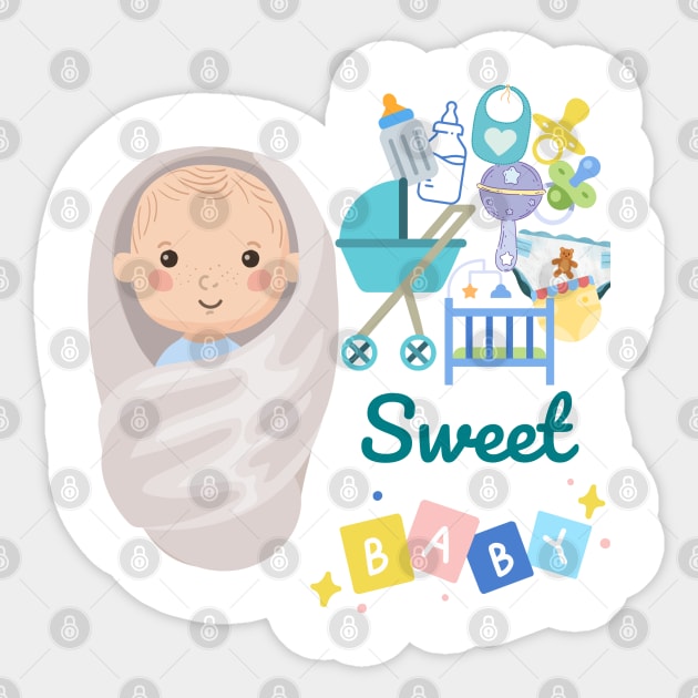 Sweet baby Sticker by Good Luck to you